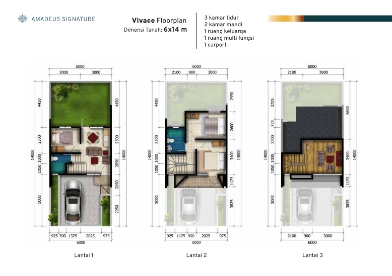 3 vivace floorplan