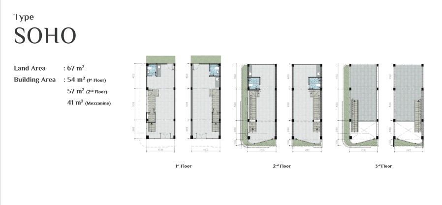 detail tipe unit soho